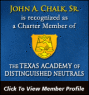 Charter Member John Allen Chalk
